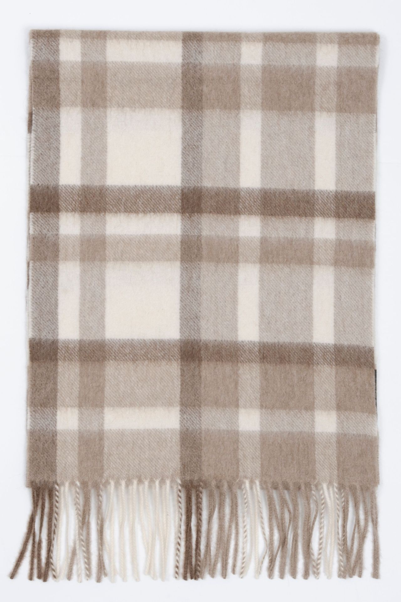 Mongolia interior puro cachemir lana de lana teñida en hilo a cuadros ondas de agua otoño e invierno bufanda para hombres y mujeres