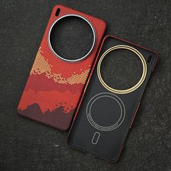 Vivo x200uケブラー携帯電話ケース超薄型X200Ultraケブラー携帯ケースアラミド磁気吸引を適用