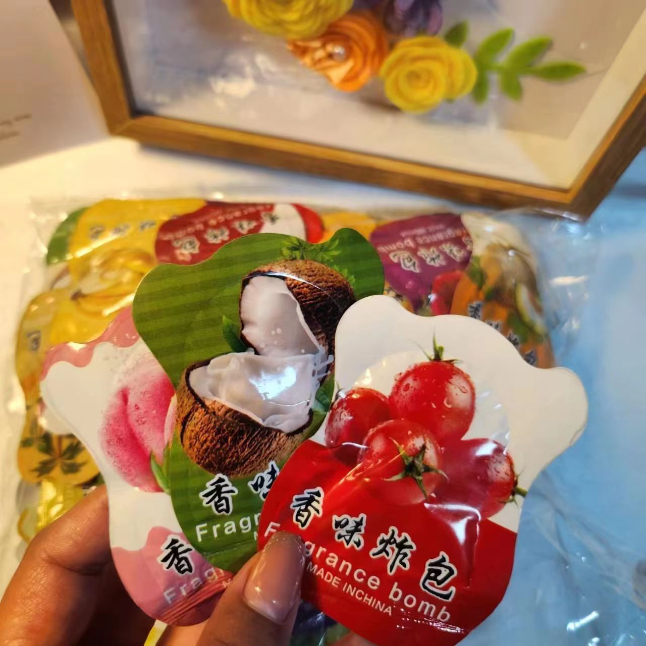 과일 공기 패킷 (과일 맛)