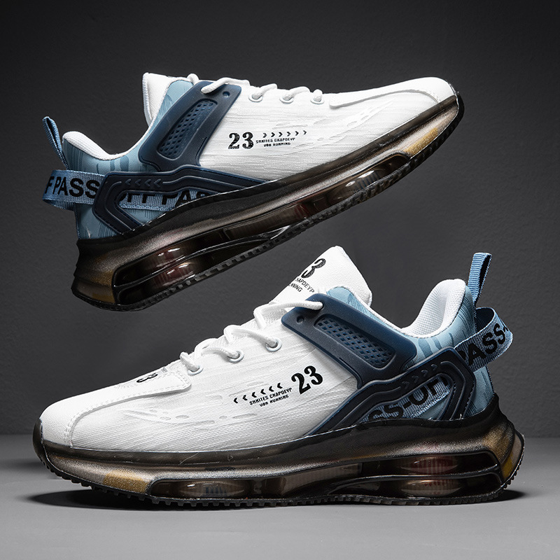 Živé vysielanie kórejskej verzie trendovej novej pánskej bežeckej športovej obuvi s nízkym strihom a sieťovinou z roku 2023_voghion.com