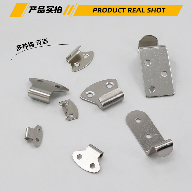 Anwang 304 acero inoxidable resorte hebilla gancho-caja de herramientas fijación gancho plano-gancho-gancho - accesorios de gancho recto