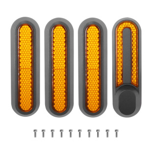 Pro2 Side Cover Is Suitable for 1S Pro2 Scooter Side Decorative Cover Front, Rear, Left and Right with Reflective Strips and Screws