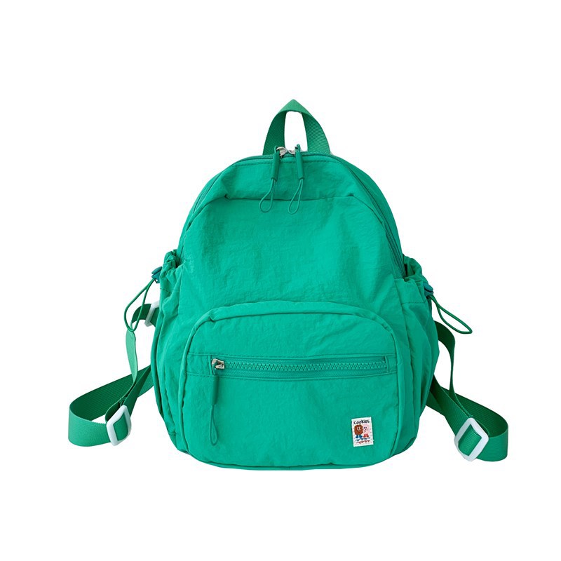 Mochila coreana de color macaron para niños y niñas, mochila de ocio, mochila de estudiantes ligera, mochila simple para niños de color sólido