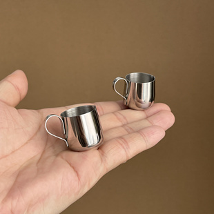 Mini Milk Jug 304 Stainless Steel Spout Latte Art Pitcher Coffee Milk Tool Mini Latte Art Cup Pot Cup