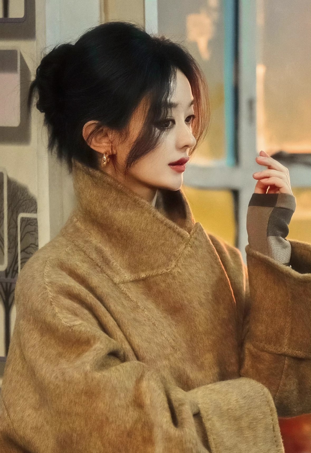 가을 향기로운 노란색