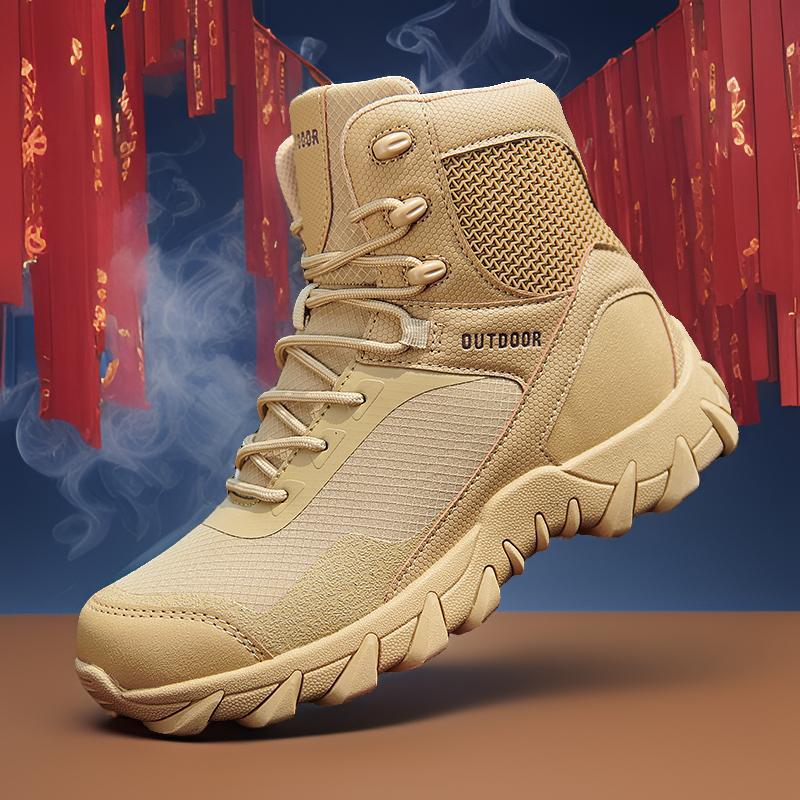 Botas de combate de talla grande transfronterizas para hombre Botas del desierto Botas de vuelo para hombre Botas tácticas de Amazon Botas de talla grande para hombre