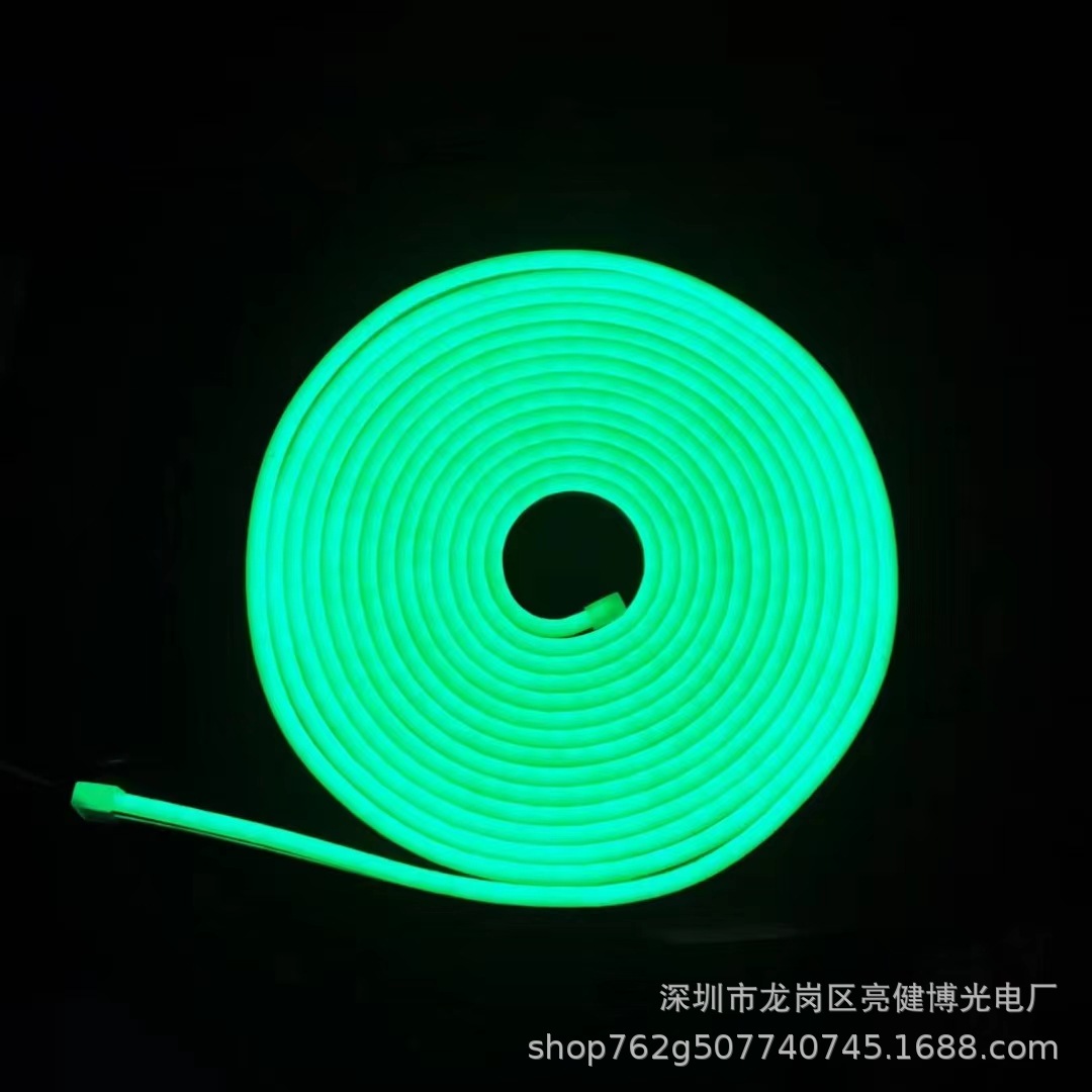 Juego de tiras de luces LED impermeables de silicona de bajo voltaje 12 V - Tira de luces de neón para iluminación decorativa empotrada en armarios