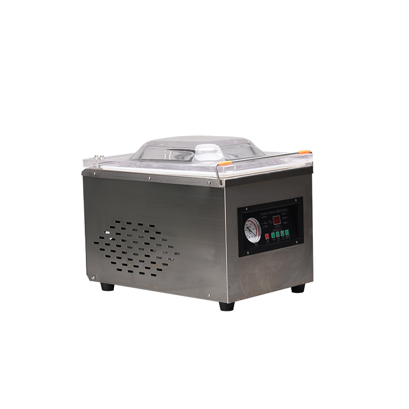 260 tipo de máquina de vacío de grado alimenticio máquina de envasado al vacío comercial de envasado de plástico de alimentos máquina de sellado al vacío fabricante