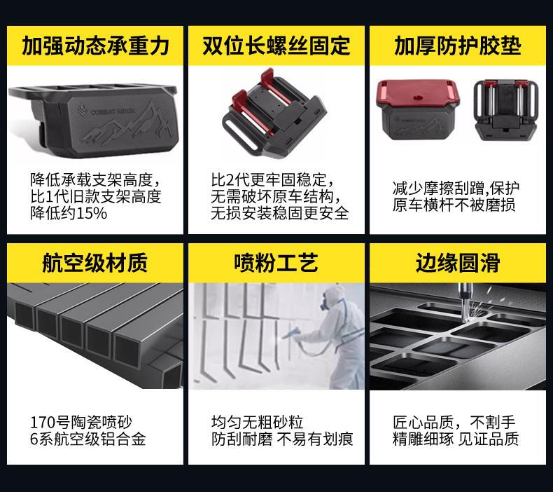 Great Wall H10 roof rack, Haval H10 travel storage rack, Explorer off-road modification parts, roof platform