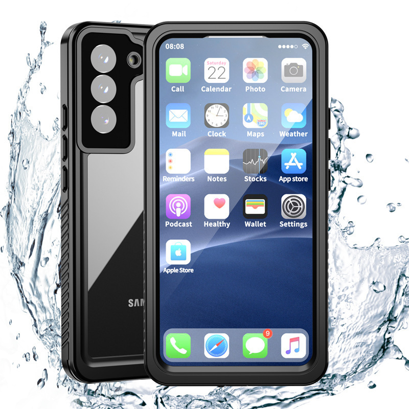 Fs Anti-Fall Waterproof Case Suitable for Galaxy Samsung S22+ S22Ultra Outdoor S21 Mobile Phone Protective Case 6.5inch