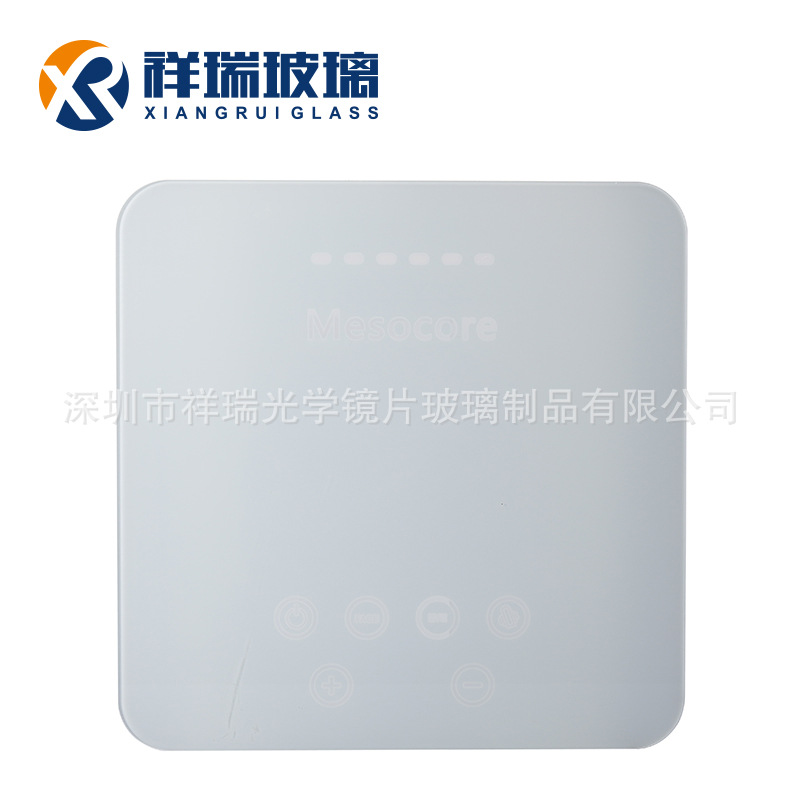 直销电池炉钢化触控面板 各种钢化丝印玻璃
