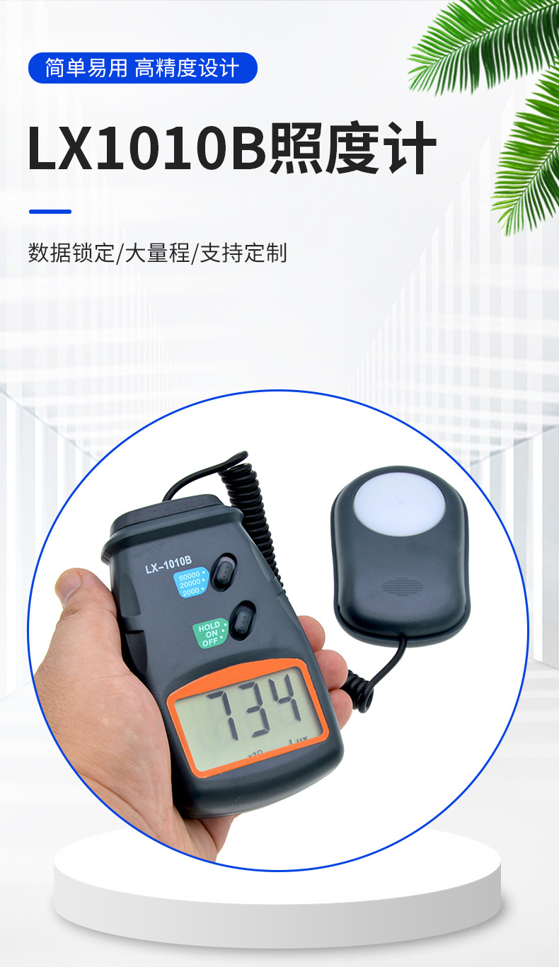 供应批发光度测试仪数字式照度计LX1010B LED灯光度测量仪亮度计-阿里巴巴