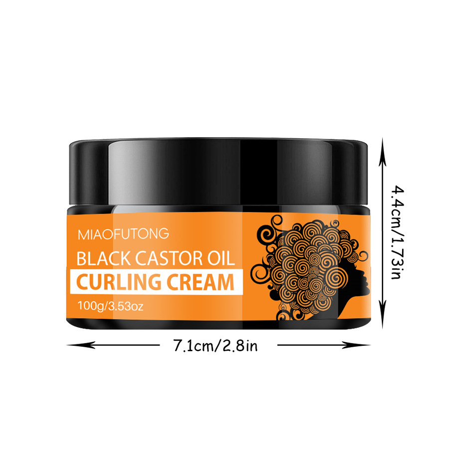 Especial transfronterizo para CURLDEFINING CREAM Crema de cabello rizado hidratante y esponjoso, modelado y modelado sin elastina dura image 9