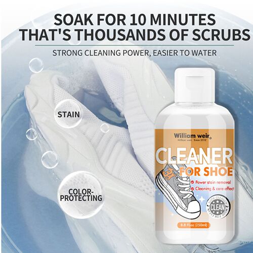 Shoe and Boot Oxygen Cleaning Liquid, White Shoes Soaking, Stain and Yellowing Remover, Shoe Cleaning Agent, Stubborn Stain Cleaner