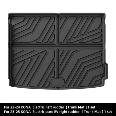 Suitable for 23-25 Kona Modelə uyğun ayaqaltı - 23-25-electric-right-hand-drive-trunk-mat-pure-electricsoutheast-asiaoceaniaeurope-23-24-left-hand-drive-europepure-electric