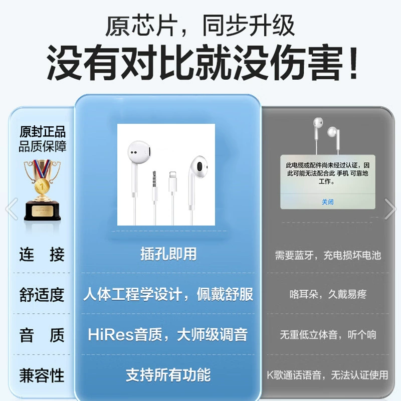 Apple, совместимая гарнитура, оригинальный мобильный телефон, iphone, 14promax, 13/12/11, Bluetooth