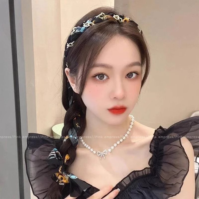 波浪发箍女2025新款洗脸专用高颅顶头箍带齿防滑压发发卡气质头饰|undefined