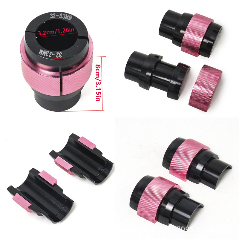 Off-Road Motorcycle Front Shock Absorber Oil Seal Cleaning and Maintenance Mud Remover Shock Absorber Repair Tool Disassembly and Installation Inverted