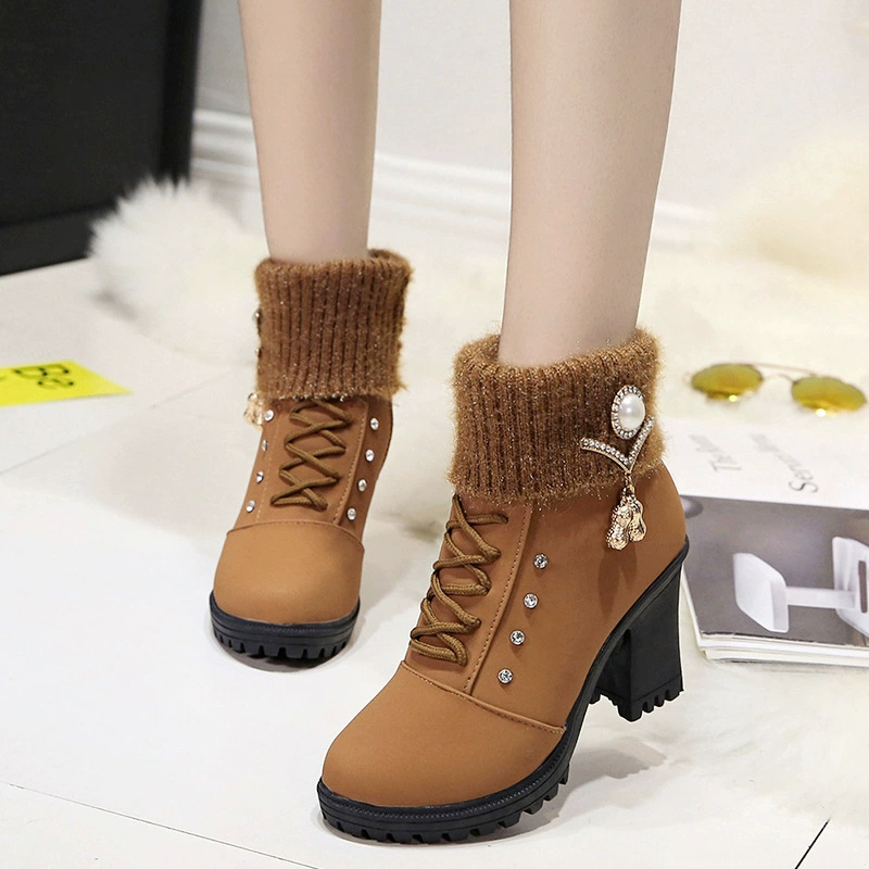 Martens, winter warm low boots, 2024 years