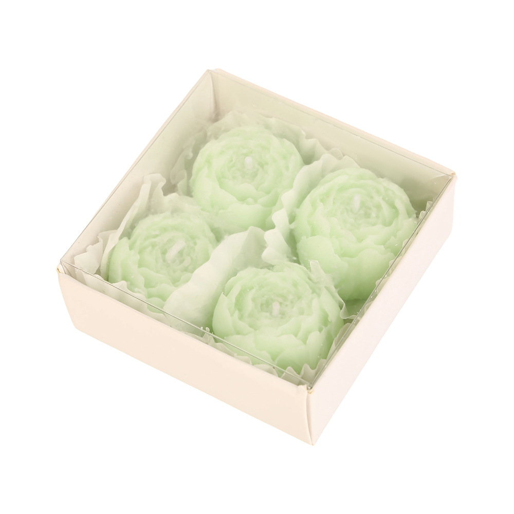 Rose hecha a mano set de vela de incienso al por mayor casero Qixi Valentine 's Day perfume regalo vela de mano transfronteriza