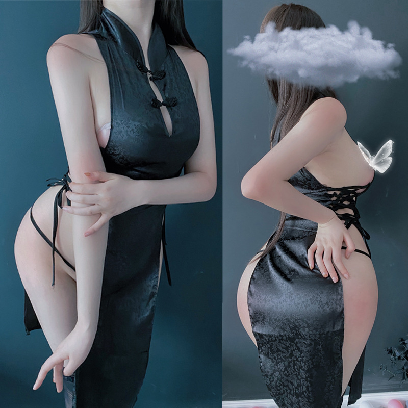 2046 블랙 치파오