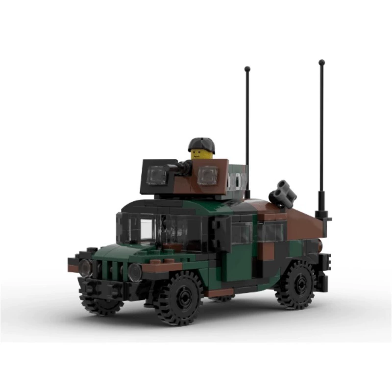 Конструктор MOC военного серии Hummer M1025 совместим с мини-блоками сборки, кросс‑бордер