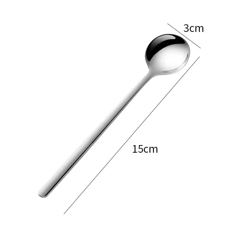 15cm 작은 원형 스푼 [실버]