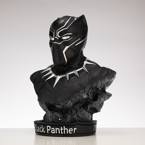 Avengers Black Panther Action Figure Model Small 18cm Height Resin Display Figure Marvel Hero Movie Merchandise