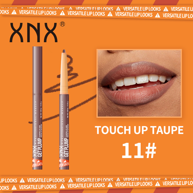 Transfronterizo XNX nuevo lápiz labial rotativo de 12 colores lápiz labial humectante duradero no se desvanece lápiz labial en stock