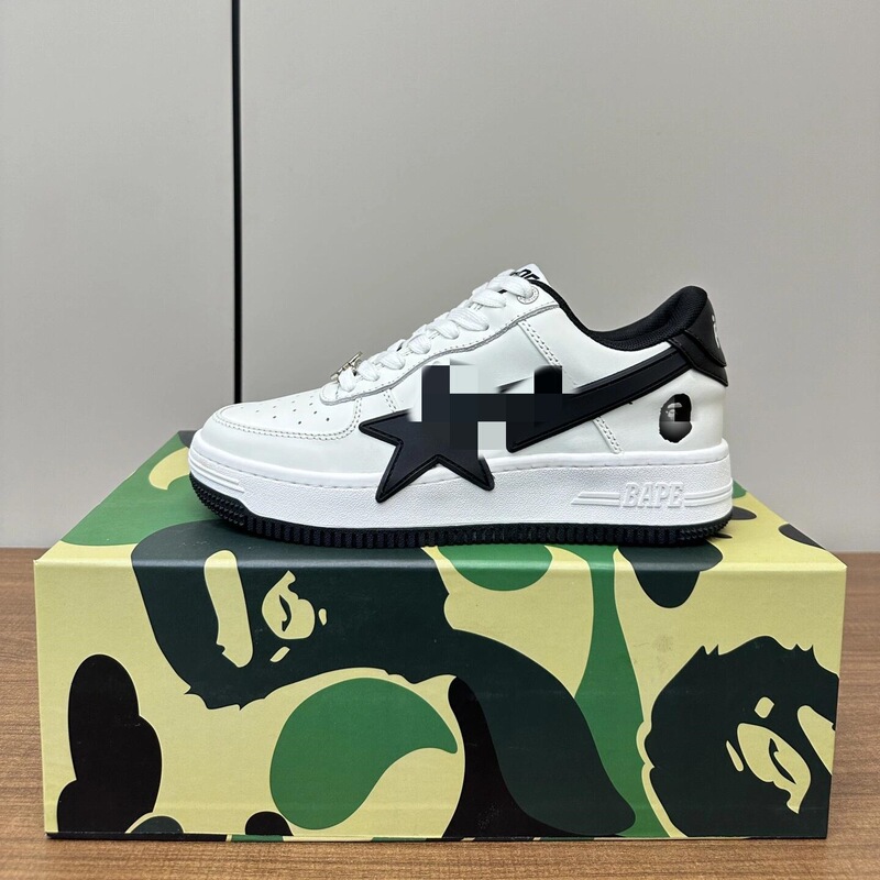 European and American Style Cross-Border Bape Sk8 Sta Low Sk8 Men's and Women's Low-Top Casual Shoes High Luxury Sports Running Shoes