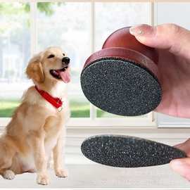 跨境木制狗狗磨爪板可拆卸狗狗磨平修脚器木制宠物指甲锉刮木板