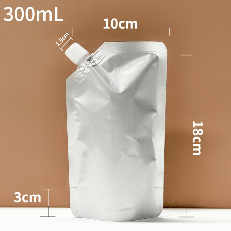 アルミ箔吸口袋ソーススープ牛乳液体包装袋飲料自立式出前スープ袋高温100度|undefined