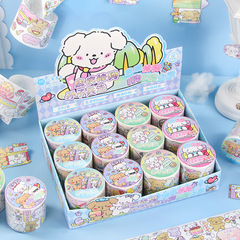 小麦青春カード皮発狂文学手帳と紙テープ高颜値創意かわいい手帳装飾素材貼り