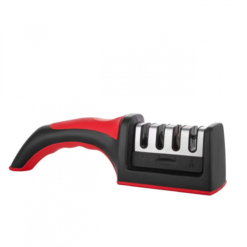 El nuevo afilador de cuchillos rápido de cuatro etapas, el afilador de cuchillos multifuncional para el hogar, la piedra de afilar mágica imprescindible para la cocina