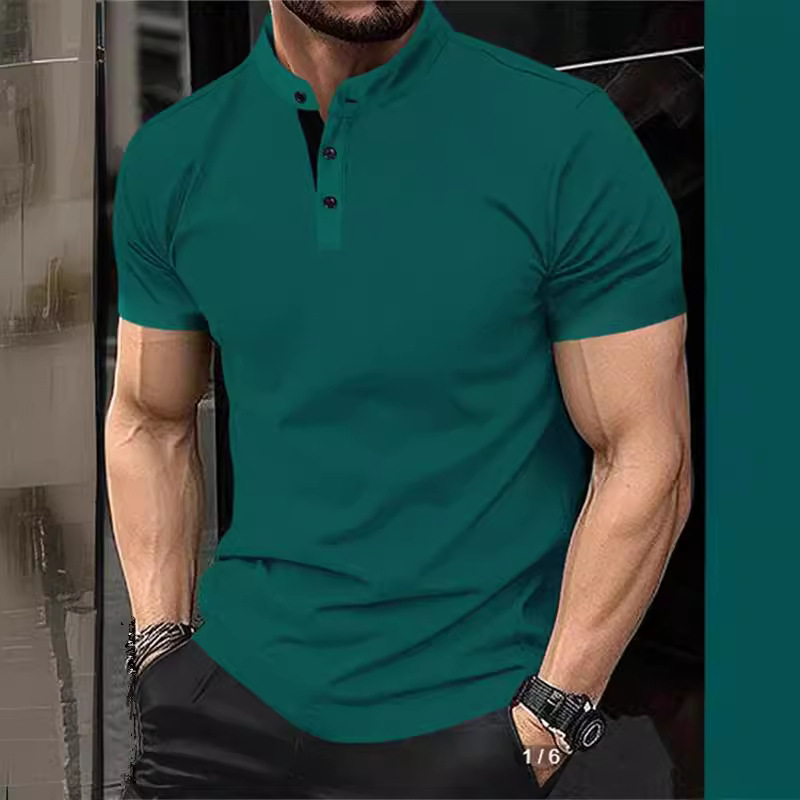 Summer new fast selling Amazon POLO shirt zipper pocket men's sports polo shirt manufacturers wholesale
