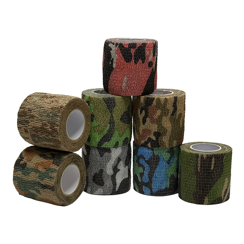 Venda elástica autoadhesiva, equipo de protección deportiva de tela no tejida de colores, protección para dedos y tobillos, uso en exteriores para mascotas, ajuste y protección cómodos.
