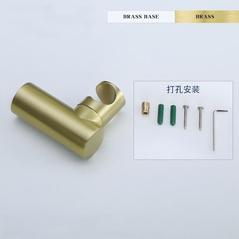 Armas ocultas gris dibujado oro mano de ducha de decoración del hogar material principal soporte de cabeza de ducha accesorios de baño