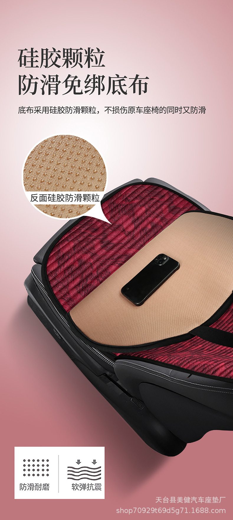 New cross-border car heated seat cushion, electric heating for warmth in winter, small square cushion, 12V universal single seat cushion