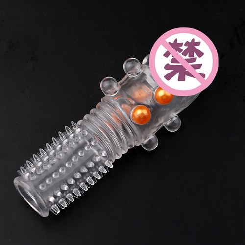 Crystal Dragon Ball Wolf Teeth Sleeve Sex Toy Copper Coin Sleeve Tight Adult Sex Toy Elephant Trunk Sleeve