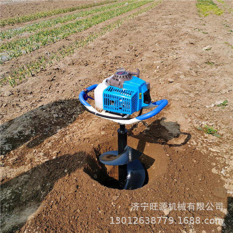 多功能汽油挖坑机 地钻植树挖坑机 手提式便携式挖坑机