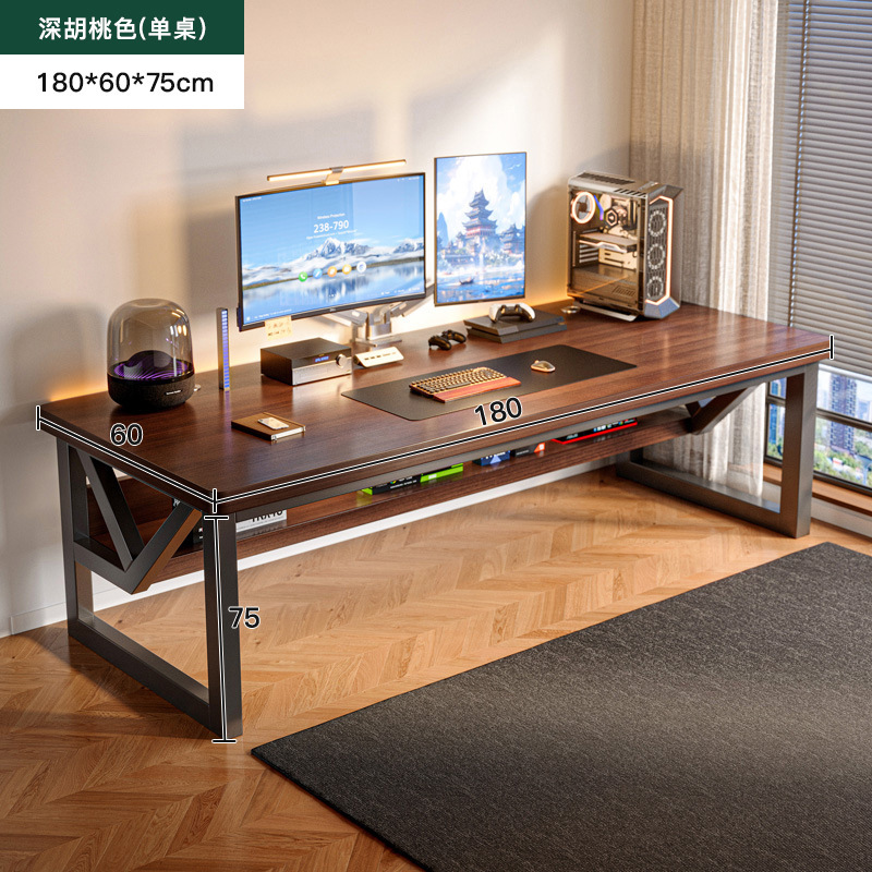 Escritorio para computadora escritorio escritorio para el hogar banco de trabajo dormitorio rectangular escritorio doble mesa de juegos escritorio simple