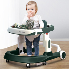 婴儿学步车防o型腿多功能防摔防侧翻女孩男宝宝助步可坐手推车U型