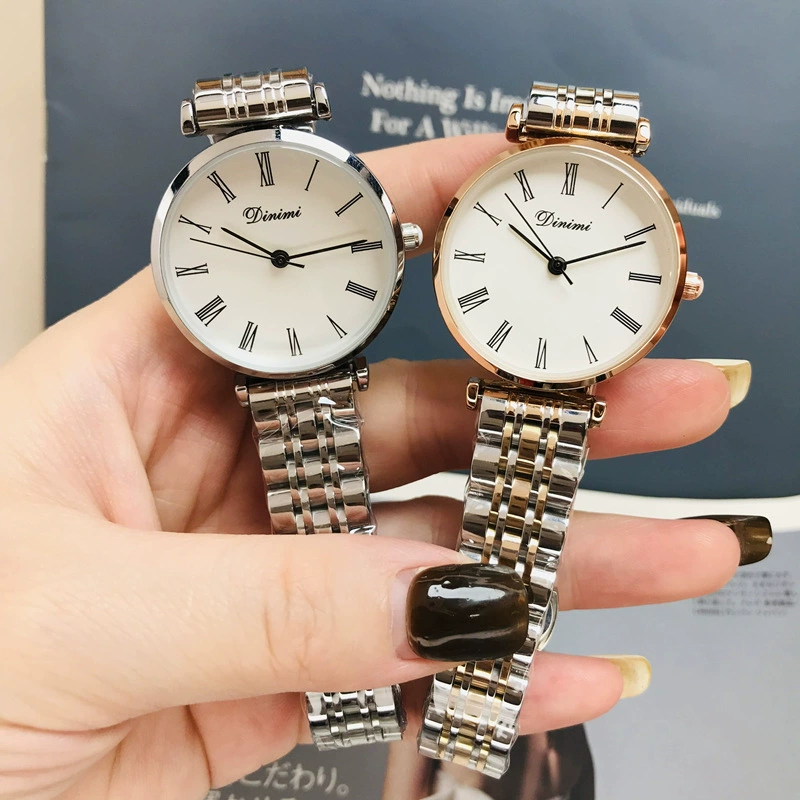 Стильный ремешок часов Timni Fashion из нержавеющей стали, водостойчные женские часы, простой и элегантный дизайн
