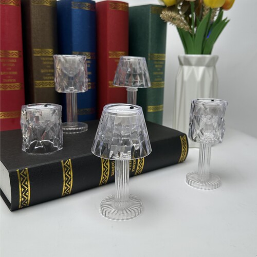 New cross-border colorful atmosphere light led electronic small table lamp bar nightclub decoration crystal color projection night light