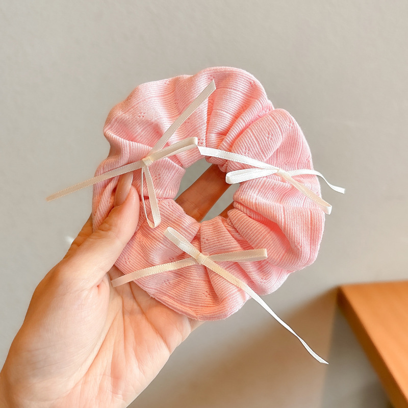 Primavera y verano coreanos, anillo de cabello de intestino grueso, nuevo tipo de cabello de cabello de cola de caballo, flor de bosque, cabello de sensación superior, adornos de cabello para mujeres