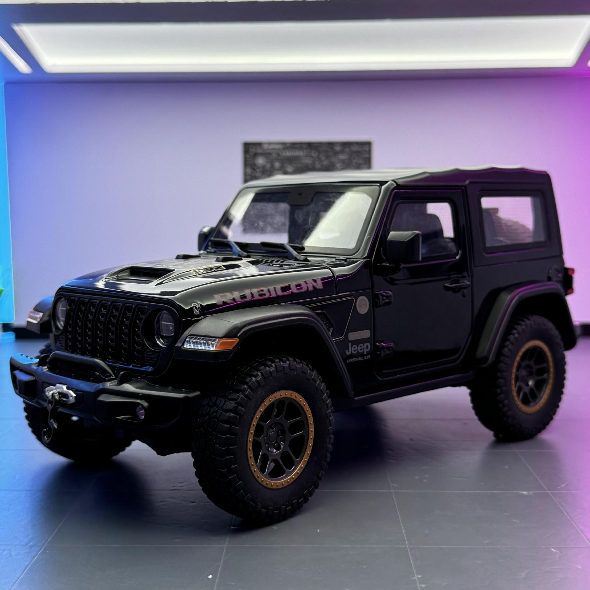 OK modelo de coche de aleación 1:18 Robin Hood Mippon Jeep vehículo todoterreno deslizamiento de luz y sonido coche de juguete decoración de modelo de sonido