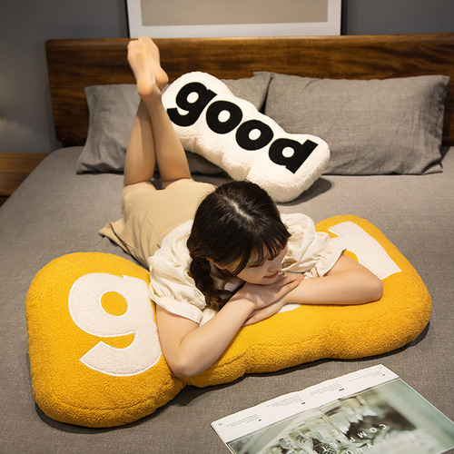 ins Nordic good pillow creative special-shaped letter sofa cushion long lying pillow legs sleeping large pillow