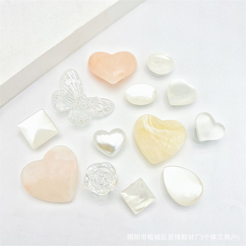 クロスボーダー 2025 下駄靴花装飾アクセサリー PVC ソフトプラスチック DIY 靴バックル卸売工場直接供給|undefined