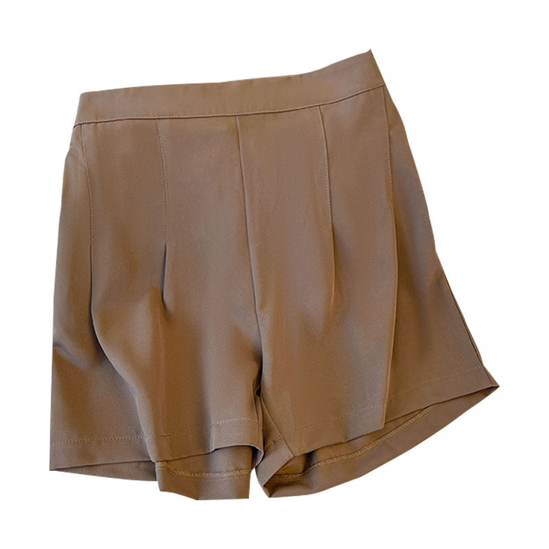 60.00 kg-175.00 kg plus size women's fat mm2023 autumn casual Joker high waist wide leg pants slim A- shaped shorts