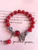 S202 red fresh butterfly bracelet